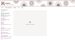 Desktop Screenshot of karakola.com